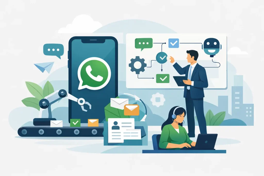 Automação WhatsApp empresas na prática
