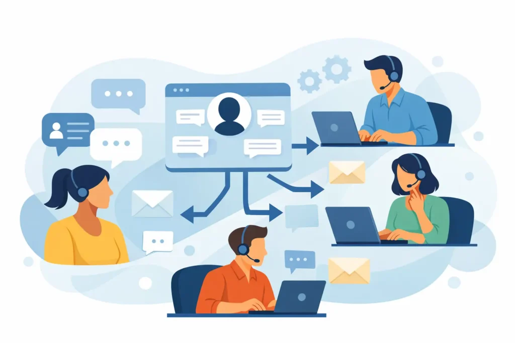 Como distribuir conversas entre atendentes