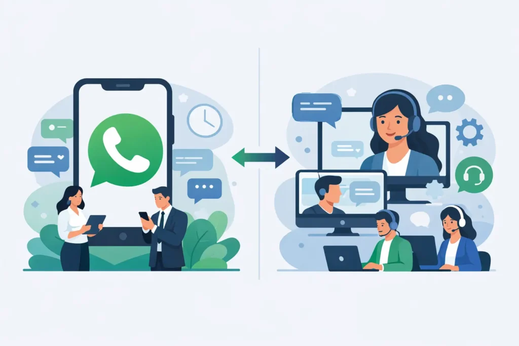 WhatsApp Business ou plataforma de atendimento?