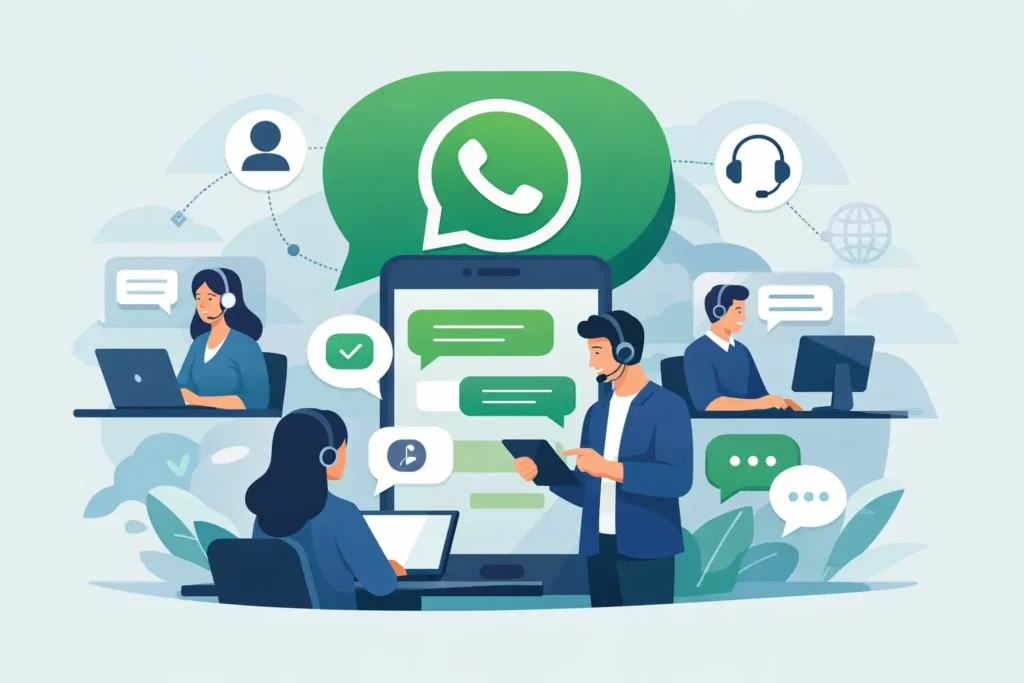 WhatsApp com múltiplos atendentes na prática