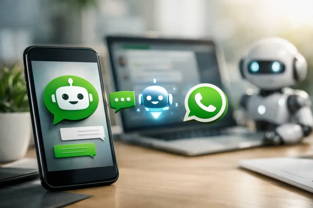 Chatbot WhatsApp IA para atendimento que escala