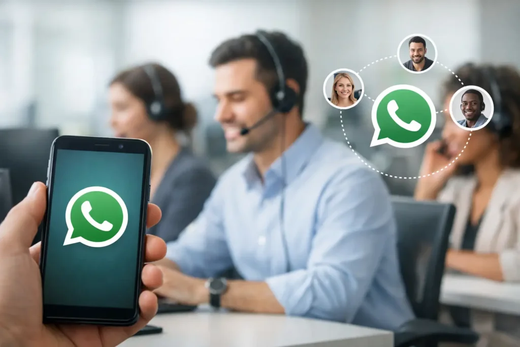 Como funciona a distribuição automática no WhatsApp
